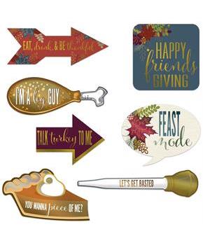 Foil Friendsgiving Photo Fun Signs