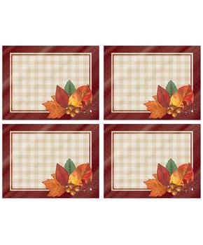 Plastic Fall Placemats