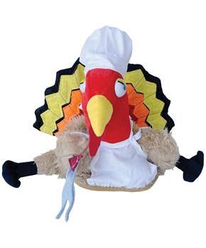 Plush Chef Turkey Hat