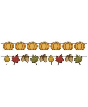 Rustic Fall Streamer Set