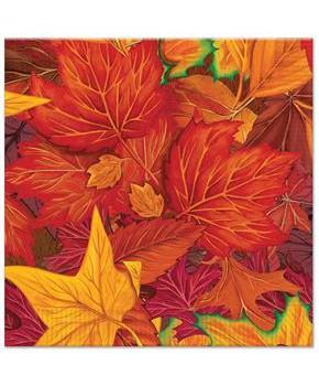 Fall Leaf Beverage Napkins
