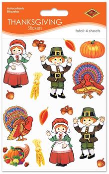 Pilgrim & Turkey Stickers