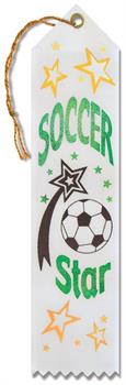 Soccer Star Award Ribbon