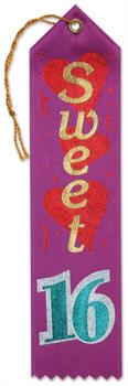 Sweet Sixteen Award Ribbon