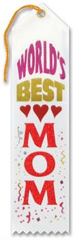 World's Best Mom Award Ribbon