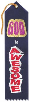 God Is Awesome Ribbon