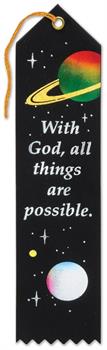 With God, All Things Are Possible Ribbon