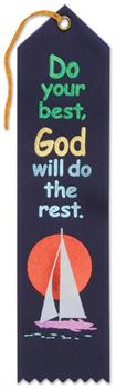 Do Your Best God Will Do The Rest Ribbon