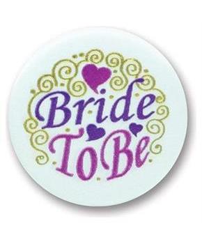 Bride To Be Button
