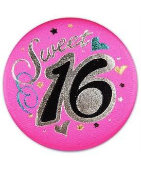 Sweet 16 Satin Button