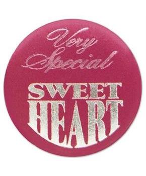 Very Special Sweetheart Satin Button