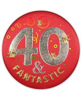 40 & Fantastic Satin Button