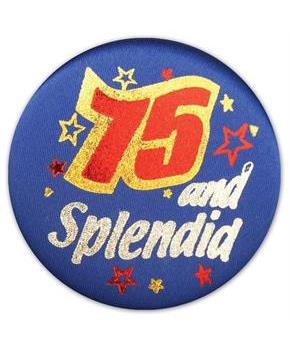 75 & Splendid Satin Button