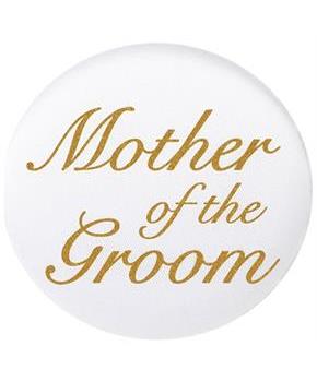 Mother Of The Groom Satin Button