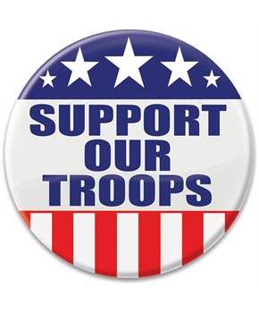 Support Our Troops Button