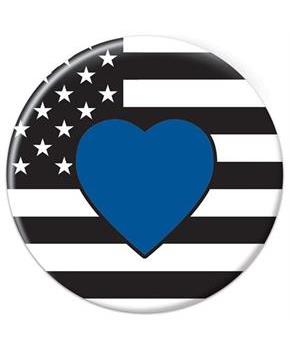 Blue Heart Button