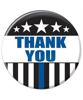 Thank You Law Enforcement Button