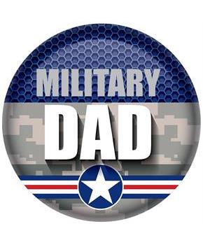 Military Dad Button
