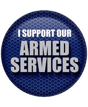 I Support Our Armed Services Button