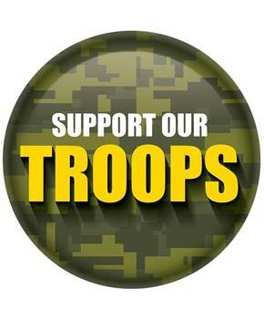 Support Our Troops Button