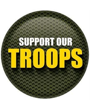 Support Our Troops Button
