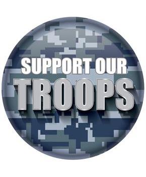 Support Our Troops Button