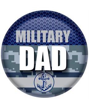Military Dad Button