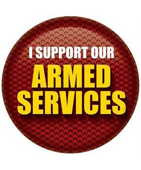 I Support Our Armed Services Button