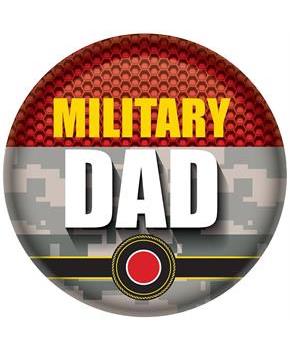 Military Dad Button