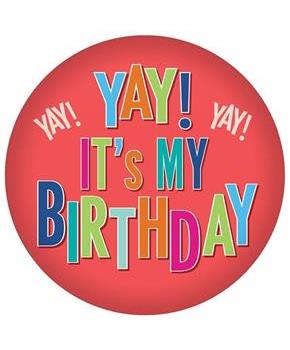 Yay! It's My Birthday Button