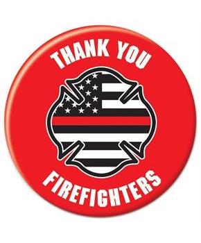 Thank You Firefighters Button