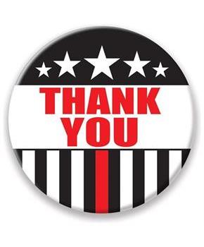 Thank You Firefighters Button