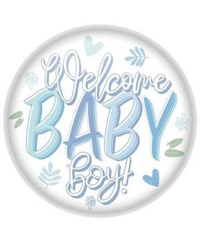 Welcome Baby Boy! Button