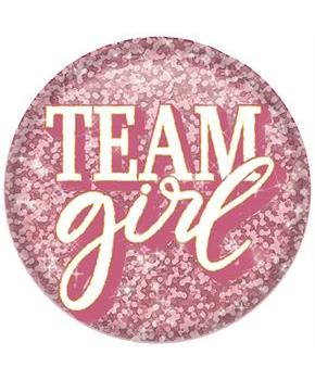 Team Girl Button