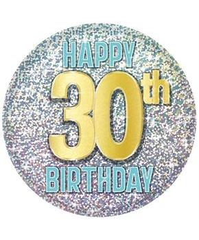 30th Birthday Button