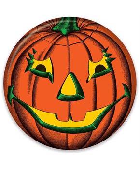 Vintage Halloween Goblin Button