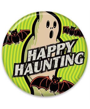 Vintage Halloween Ghost Button