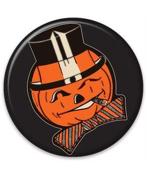Vintage Halloween JOL Button