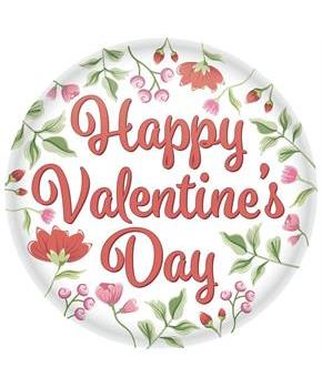 Happy Valentine's Day Button