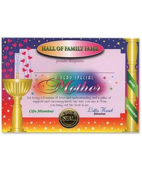 Very Special Mother Certificate