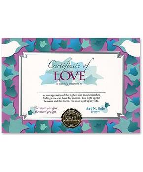 Certificate Of Love