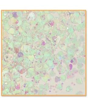Iridescent Hearts Confetti