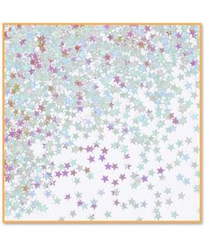 Iridescent Stars Confetti