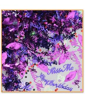 Kiss Me It's My Birthday Confetti