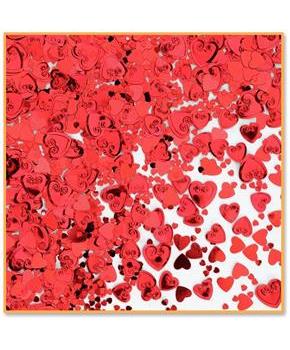 Red Hearts Confetti