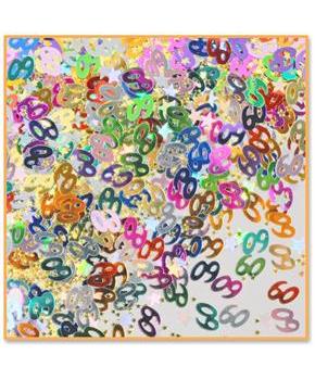 60 & Stars Confetti