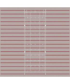 Empty 60-Prong Wall Rack