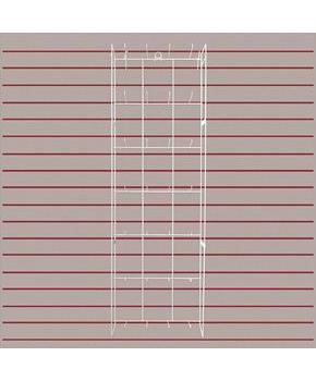 Empty 28-Prong Wall Rack