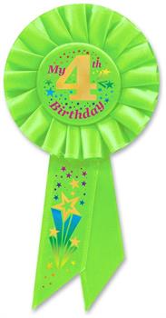 My "4th" Birthday Rosette
