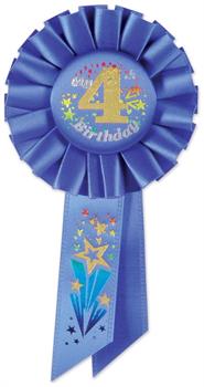 My "4th" Birthday Rosette